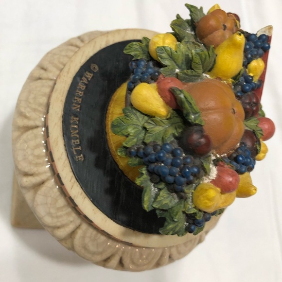 Warren Kimble Candle Topper and Pedestal Bottom - Picture 7 of 7